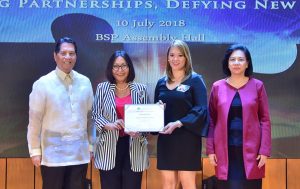 BSP Awarded USB-Alabang Branch a Special Citation on Accessibility